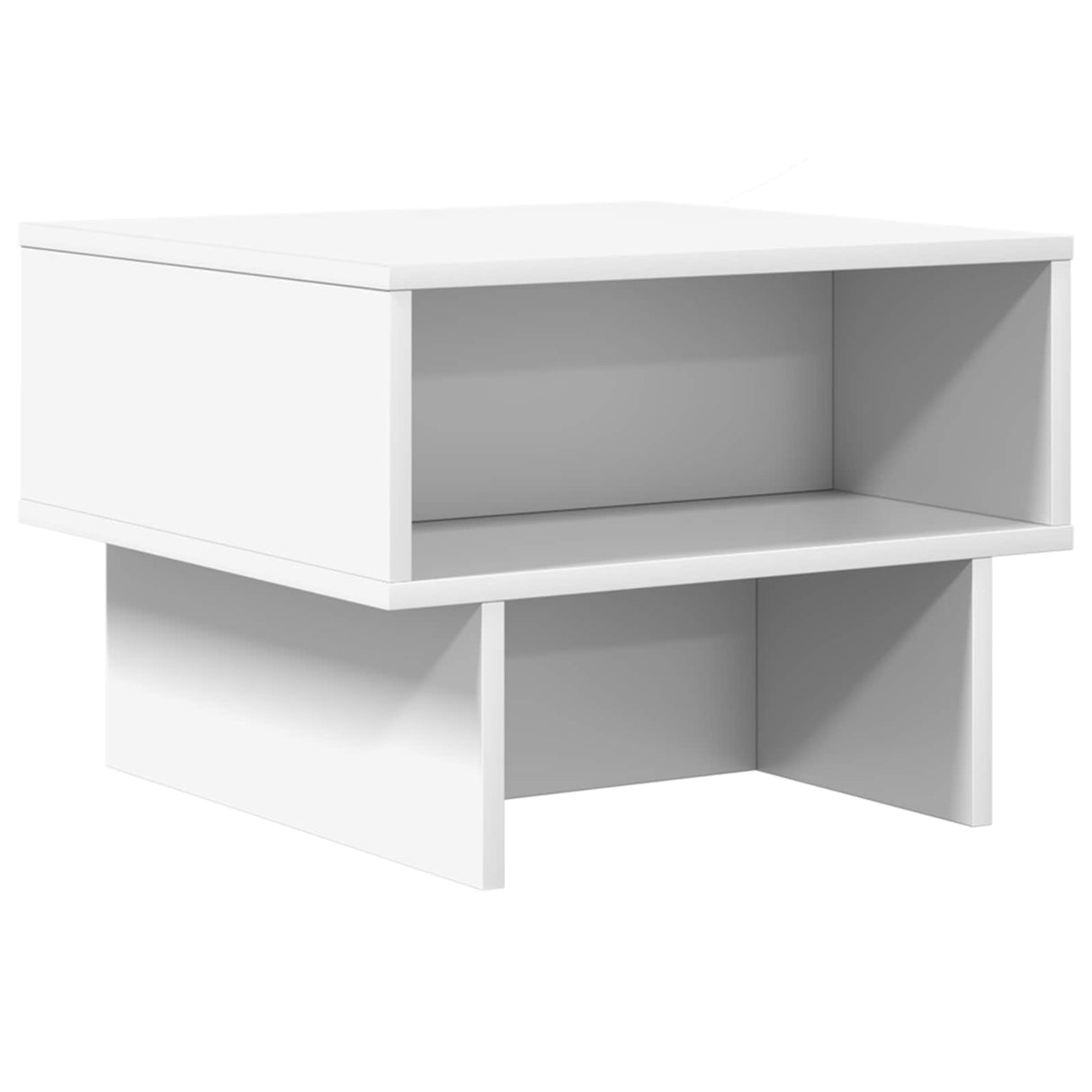 Coffee Table White 48 x 46 x 35 cm Engineered Wood
