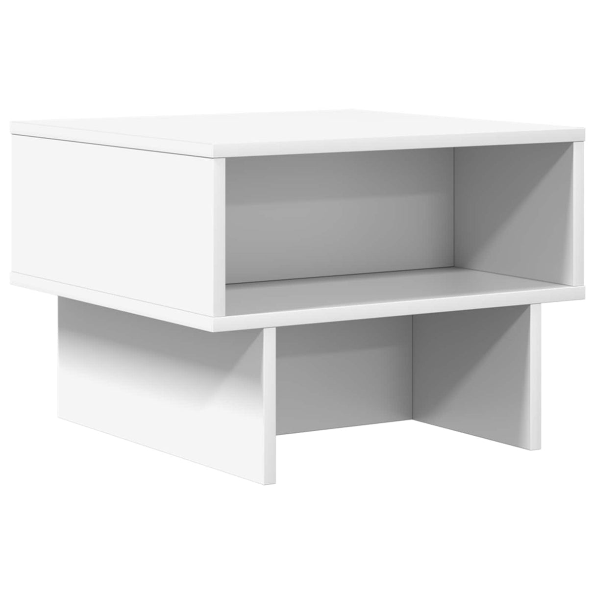 Coffee Table White 48 x 46 x 35 cm Engineered Wood
