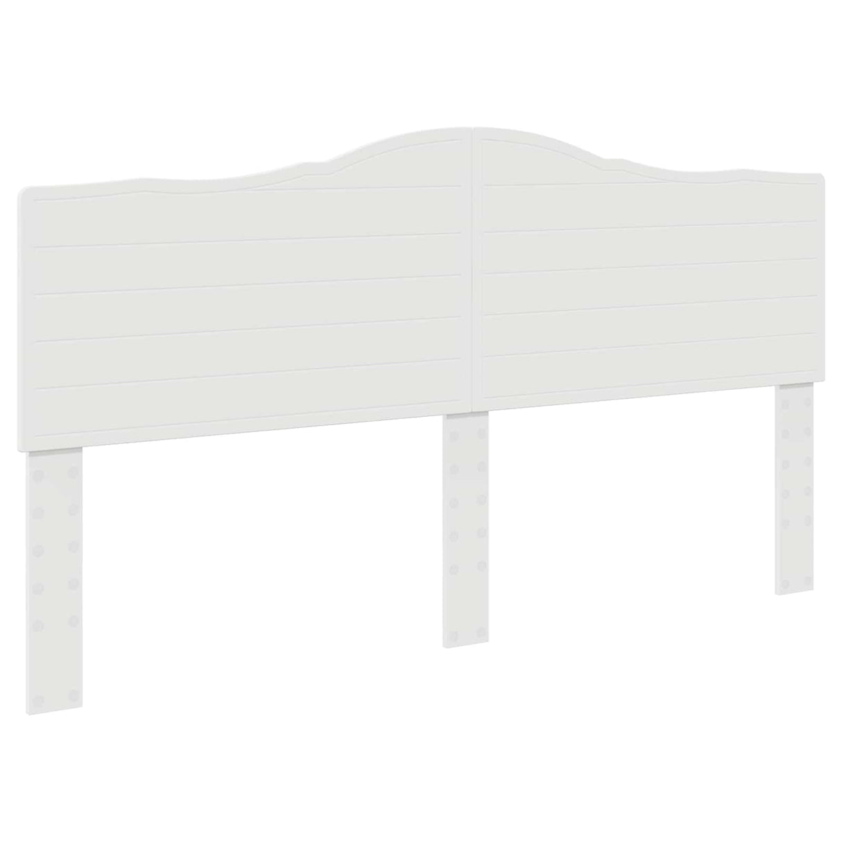 Bed Frame with Headboard White 180 x 200 cm Engineered Wood