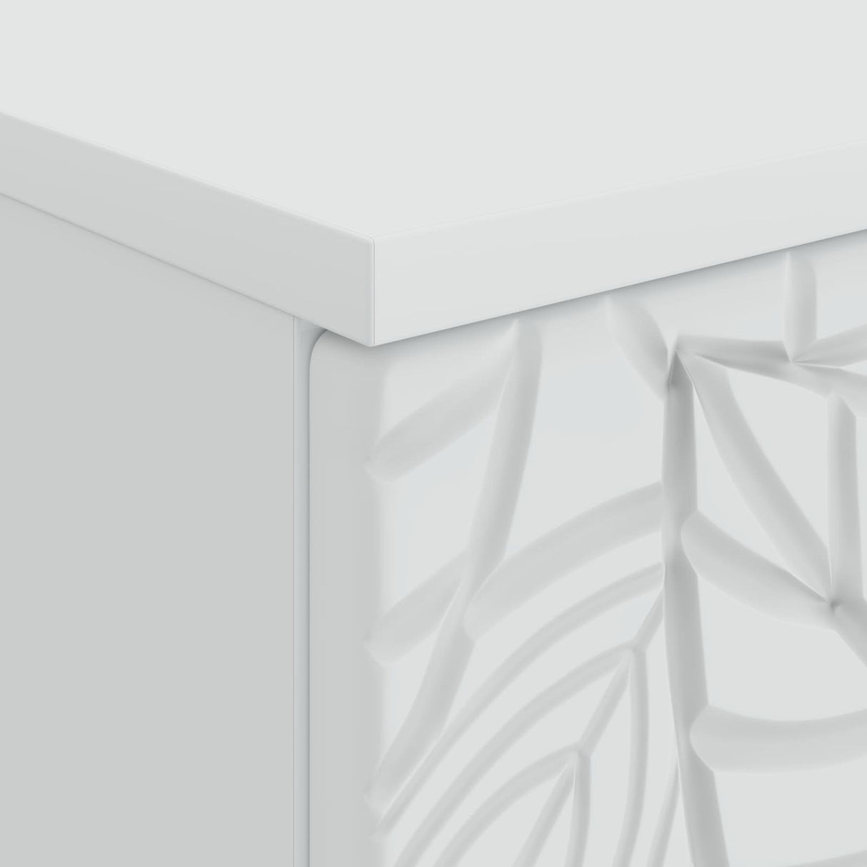 Desk White Engineered Wood 142.5 x 50 x 75 cm