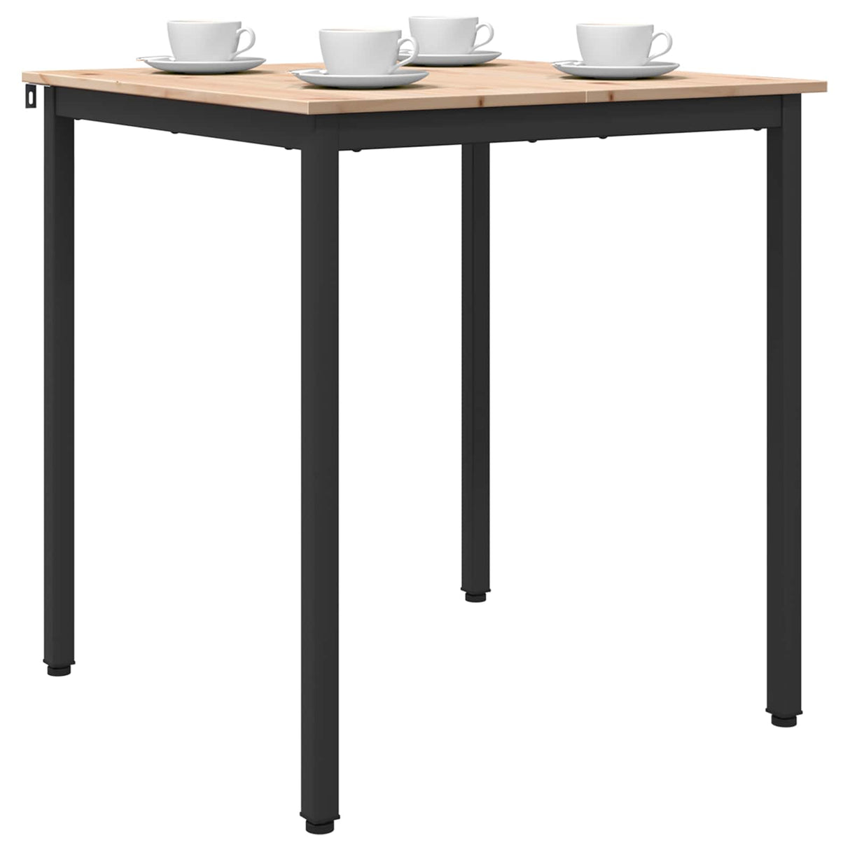 Dining Table Natural 70 x 70 x 75 cm Solid Pine Wood