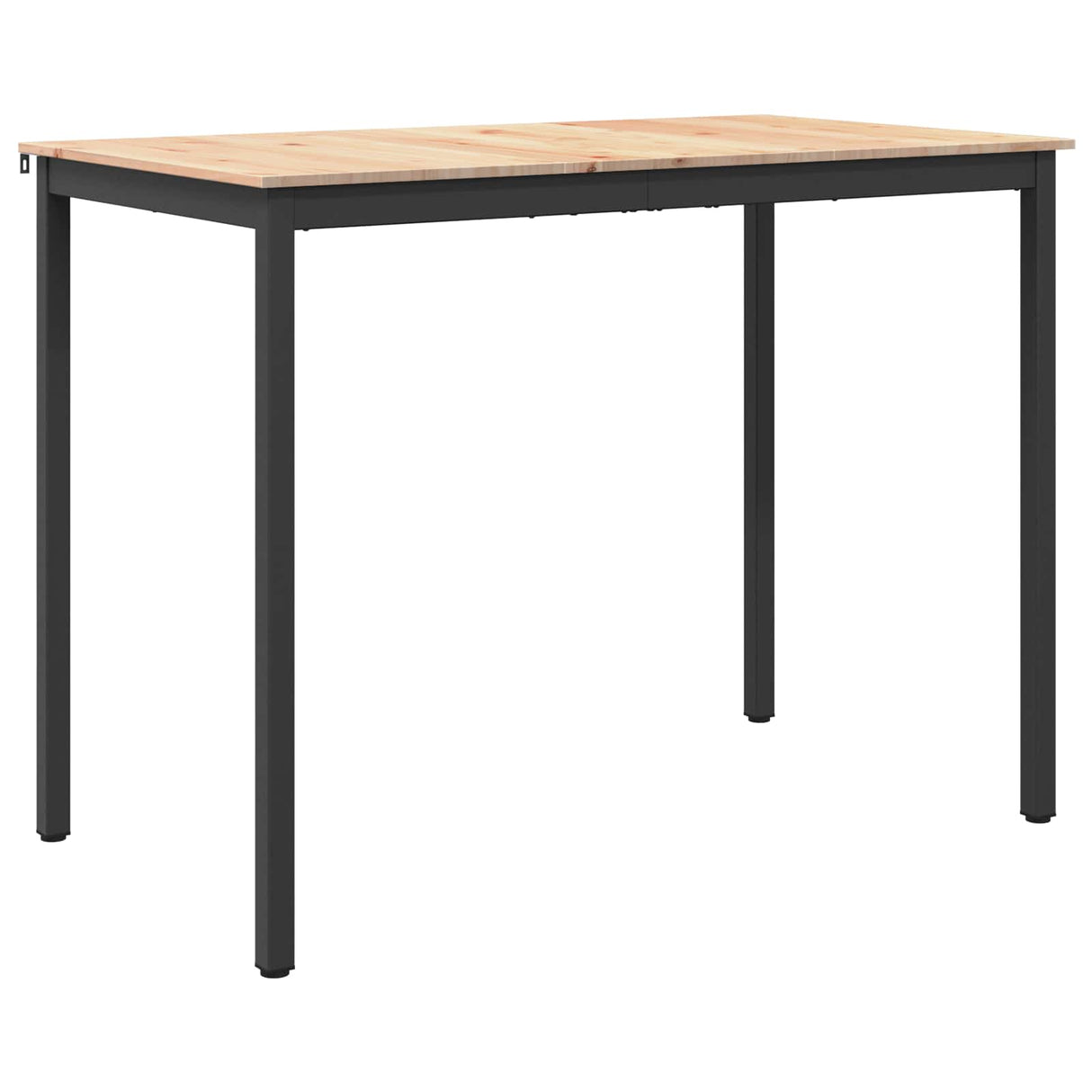 Bar Table Natural 140 x 80 x 105 cm Solid Pine Wood