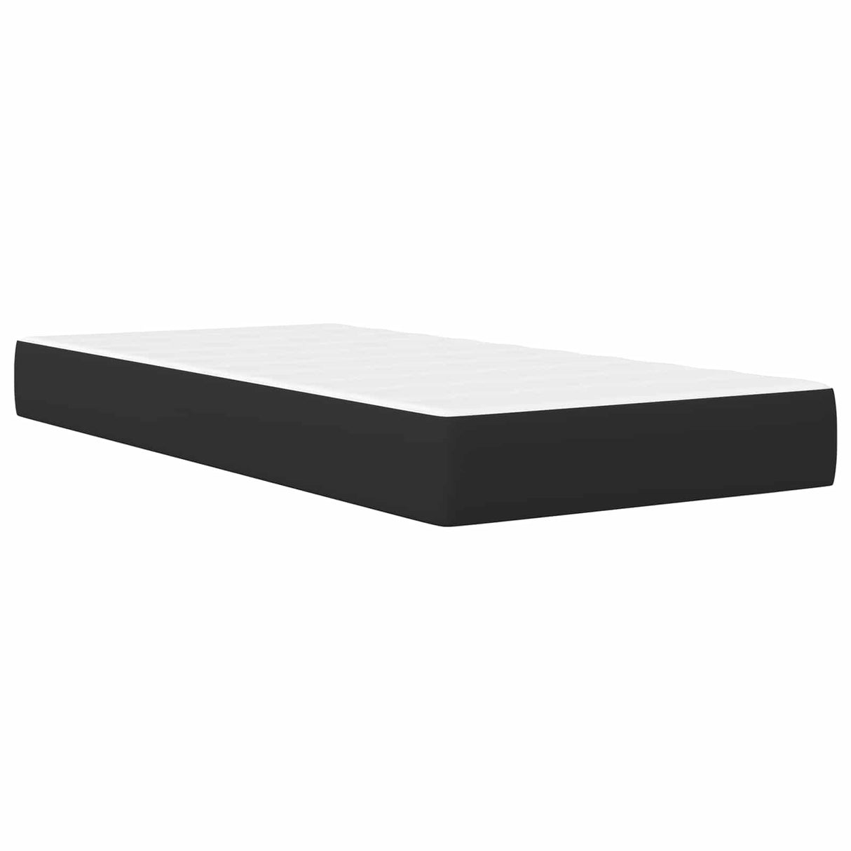 Bed Frame with Headboard Black 90 x 190 cm Faux Leather