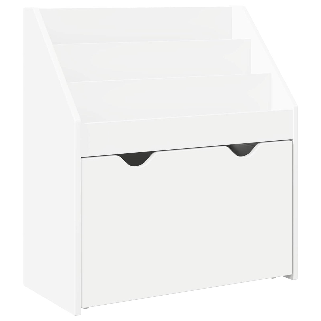 Kids Bookshelf White 60 x 29.5 x 69 cm Engineered Wood