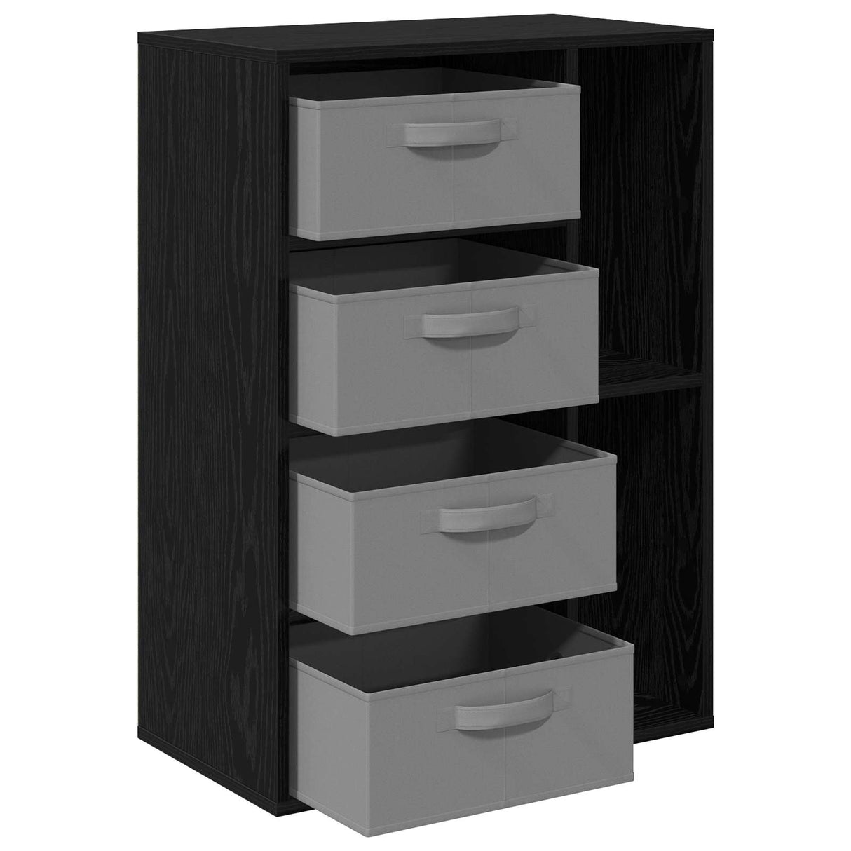Sideboard Black Oak 60 x 33.5 x 84 cm
