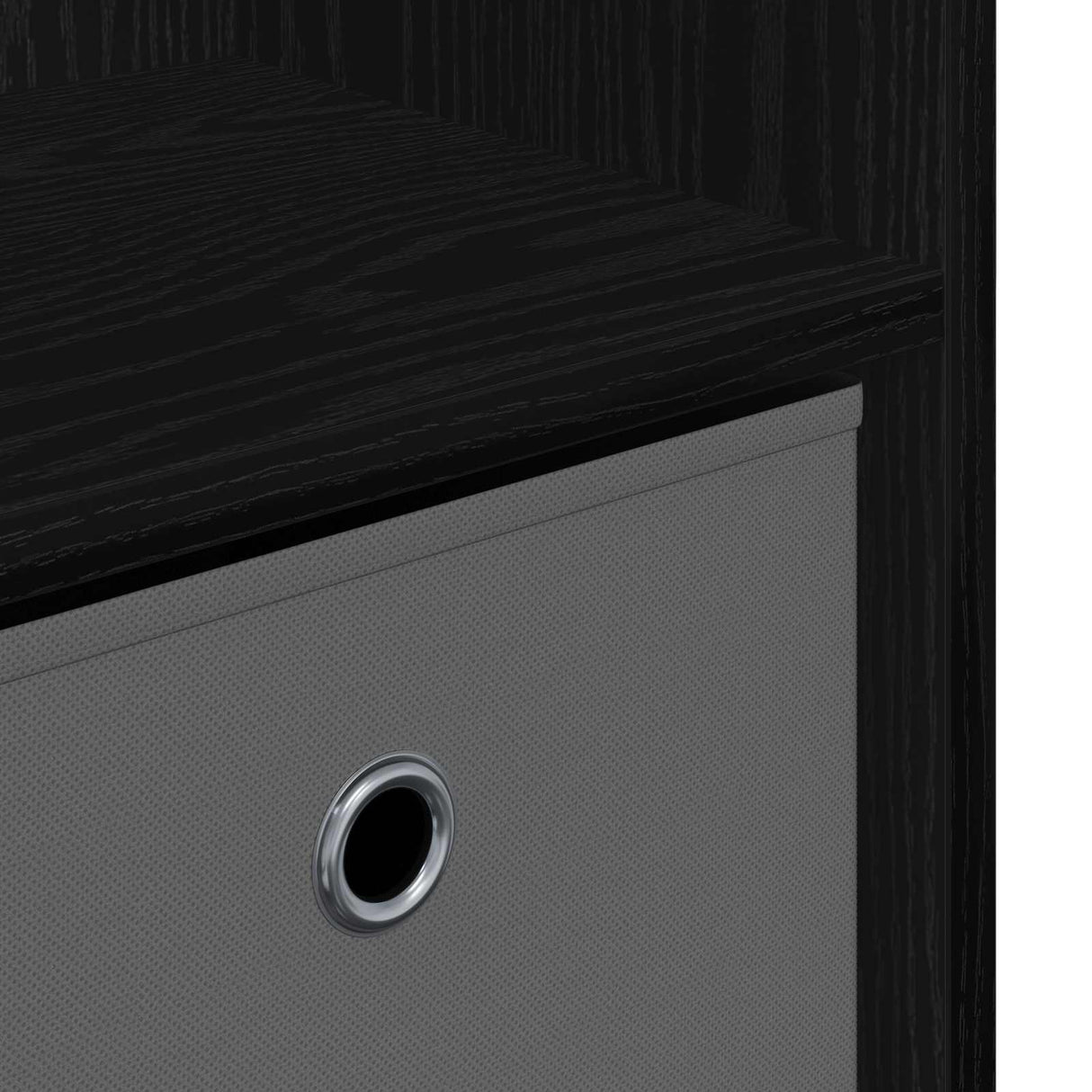 Sideboard with Drawer Black Oak 88.5 x 27.5 x 63.5 cm