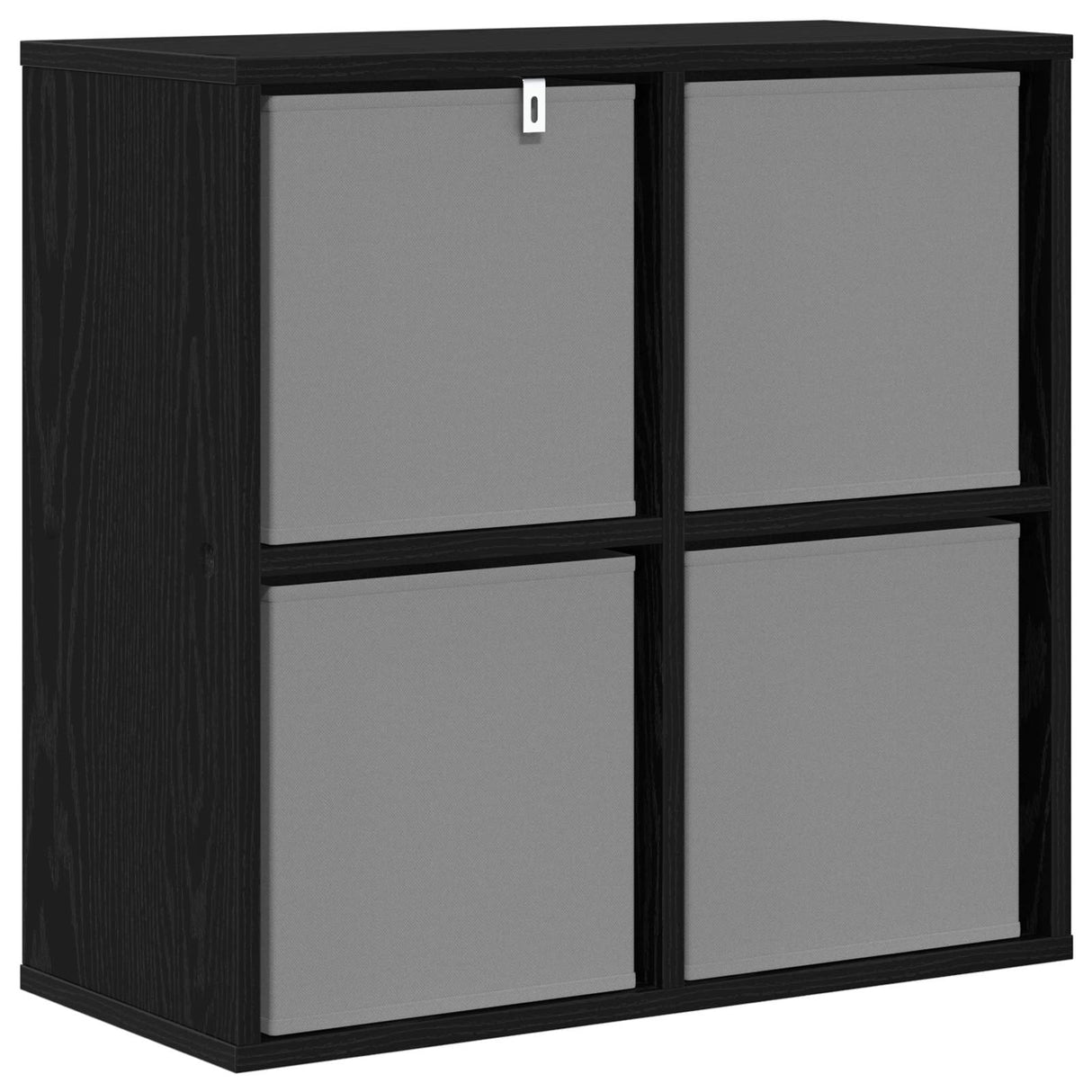 Sideboard with Drawer Black Oak 59.5 x 27 x 57 cm