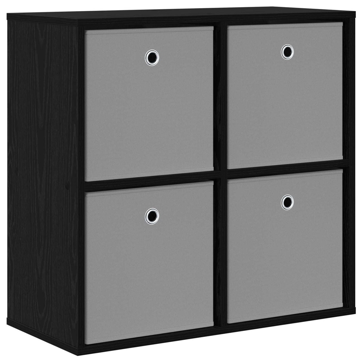Sideboard with Drawer Black Oak 68.5 x 32 x 67 cm
