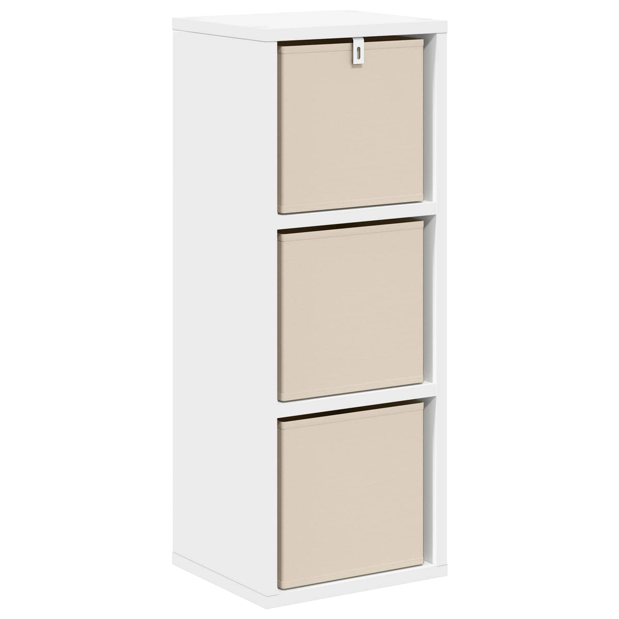 Sideboard with Drawer White 25.5 x 22 x 69.5 cm