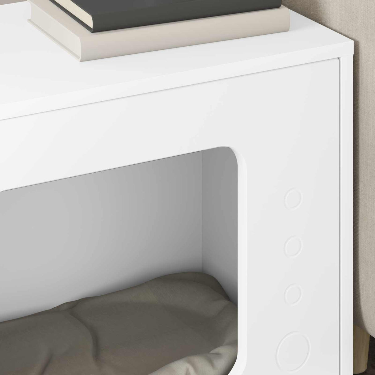 Cat House White 51 x 30 x 42 cm Engineered Wood