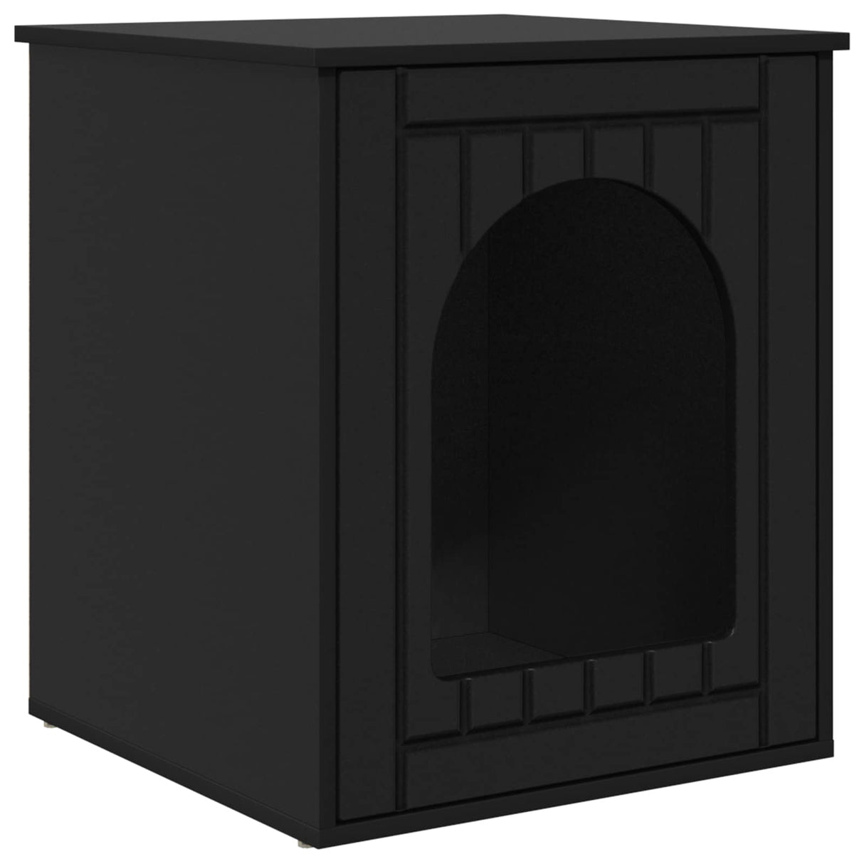 Cat House Black 53 x 52 x 62 cm Engineered Wood