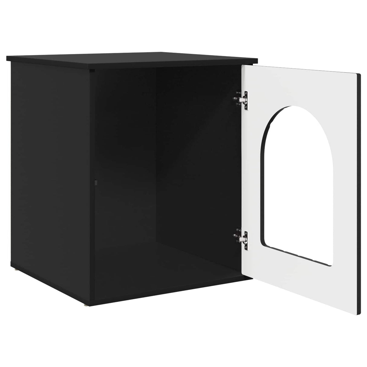 Cat House Black 53 x 52 x 62 cm Engineered Wood