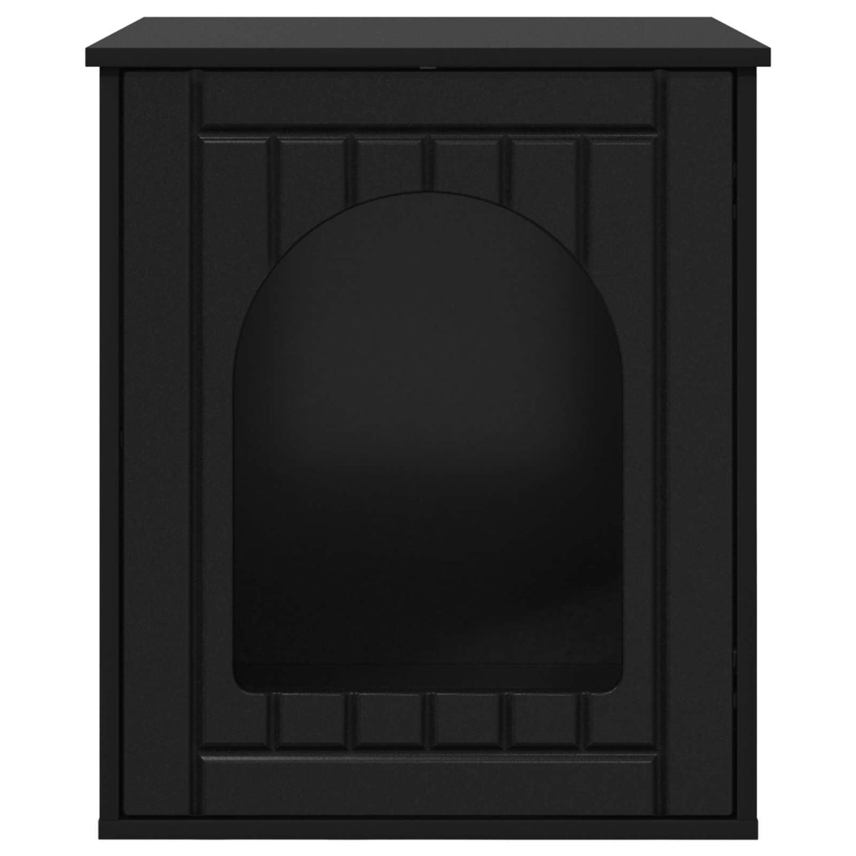 Cat House Black 53 x 52 x 62 cm Engineered Wood
