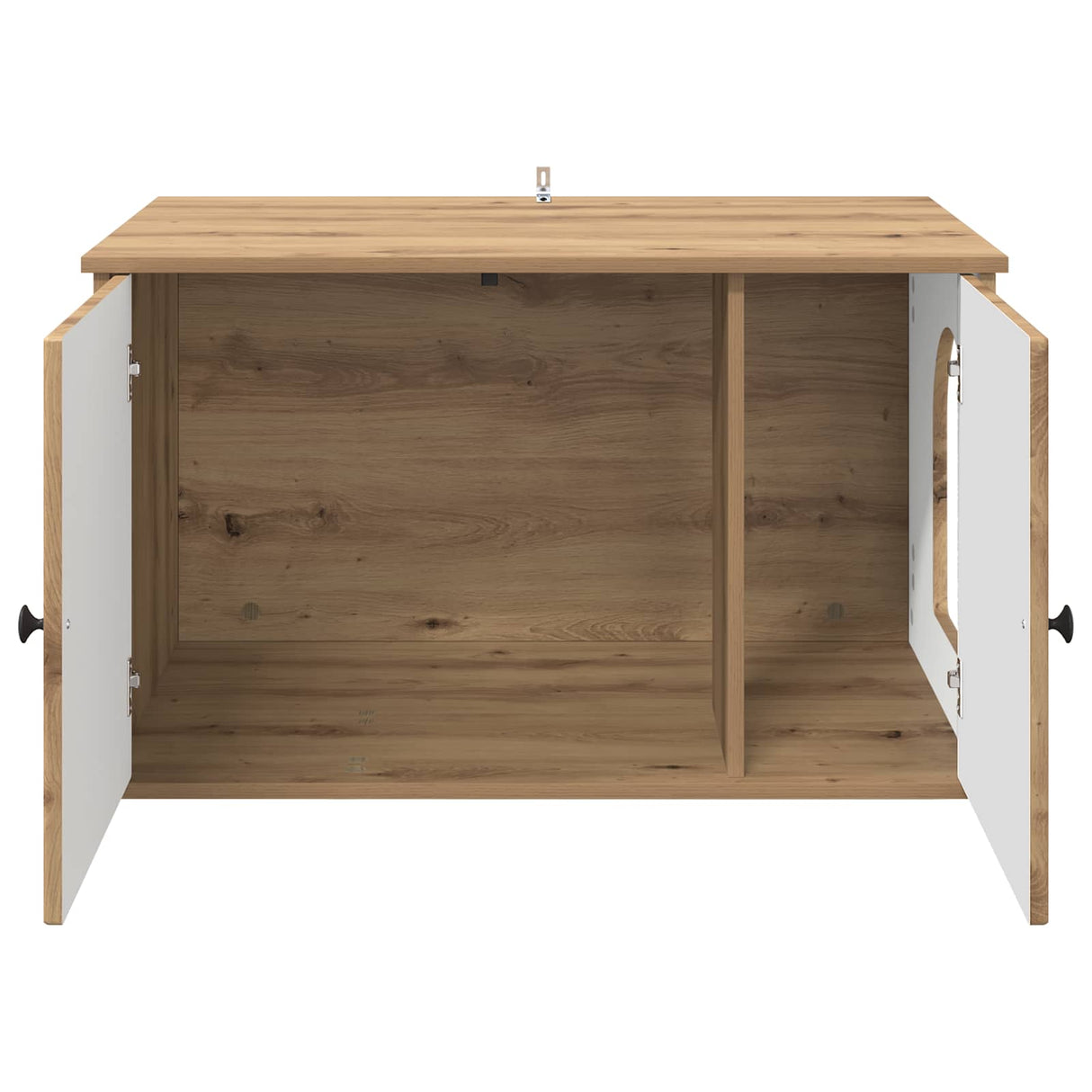 Cat House Artisian Oak 85 x 55 x 50.5 cm Engineered Wood