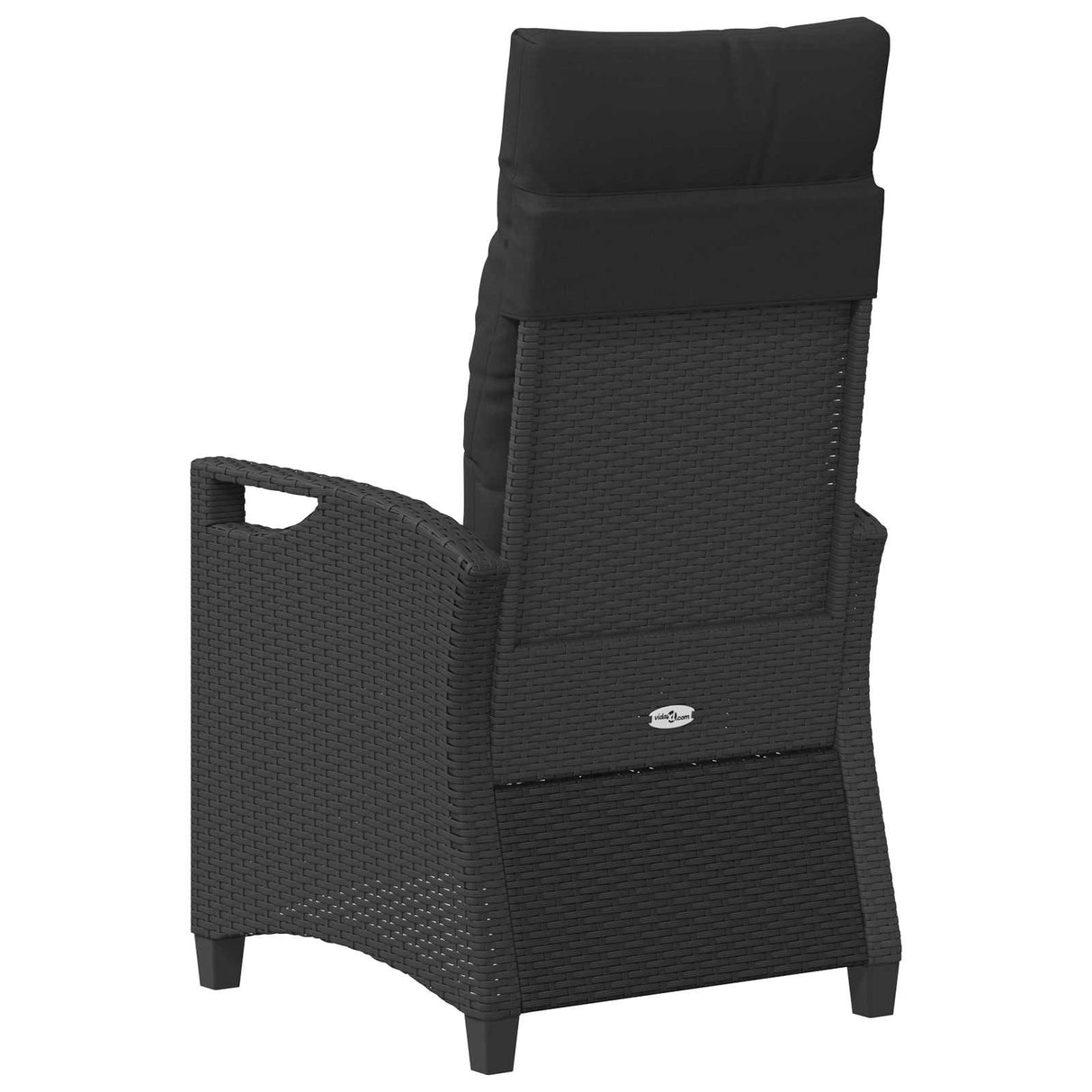 Garden Chair 2 pcs Black 56 x 64 x 94 cm Steel and Polyester