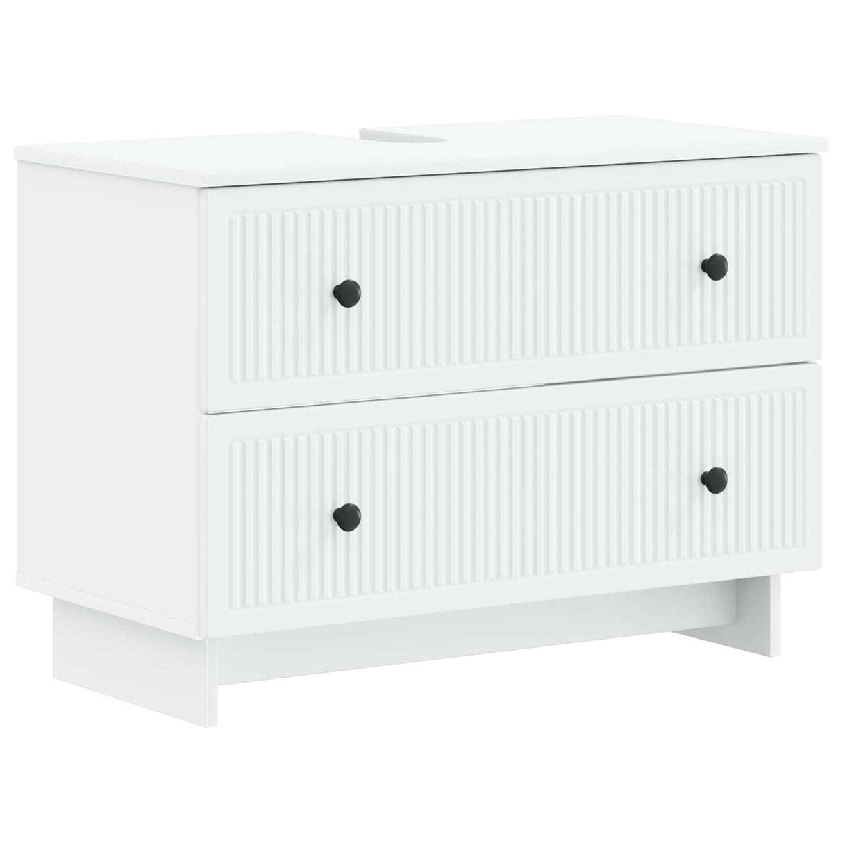 Bathroom Sink Cabinet EDE White 82 x 41 x 59 cm Engineered Wood