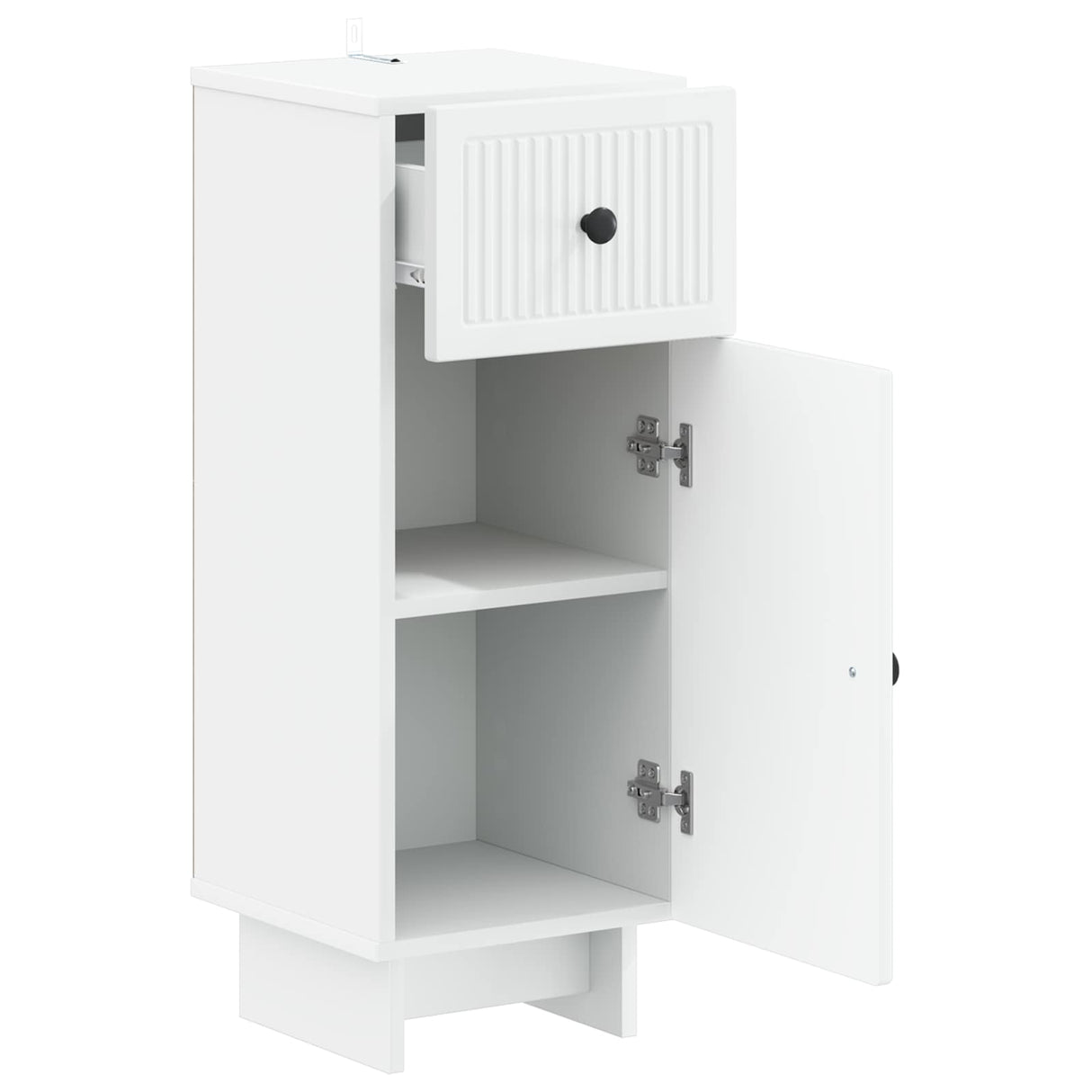 Bathroom Storage Cabinet EDE White 30 x 31 x 80 cm