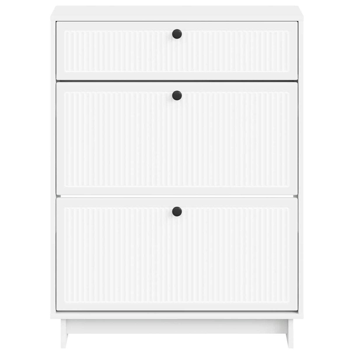 Shoe Cabinet EDE 78 x 24 x 103 cm Engineered Wood White