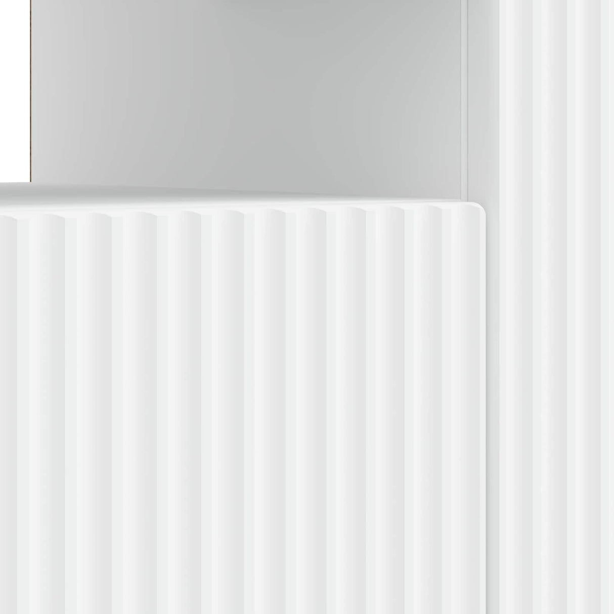 LED TV Cabinet EDE 153 x 35 x 43 cm White Engineered Wood