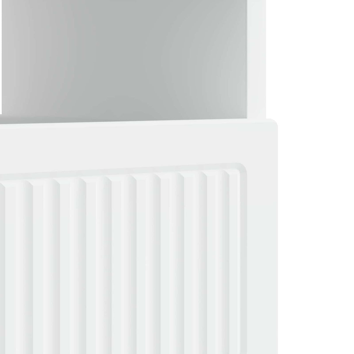LED TV Cabinet EDE 100 x 35 x 43 cm White Engineered Wood