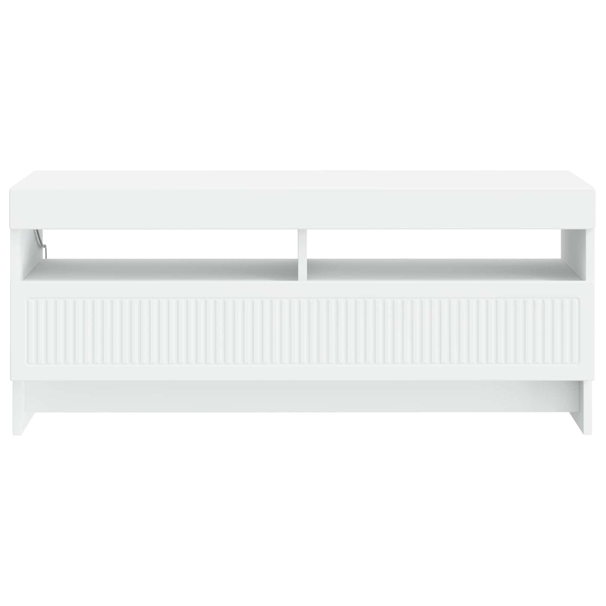 LED TV Cabinet EDE 100 x 35 x 43 cm White Engineered Wood