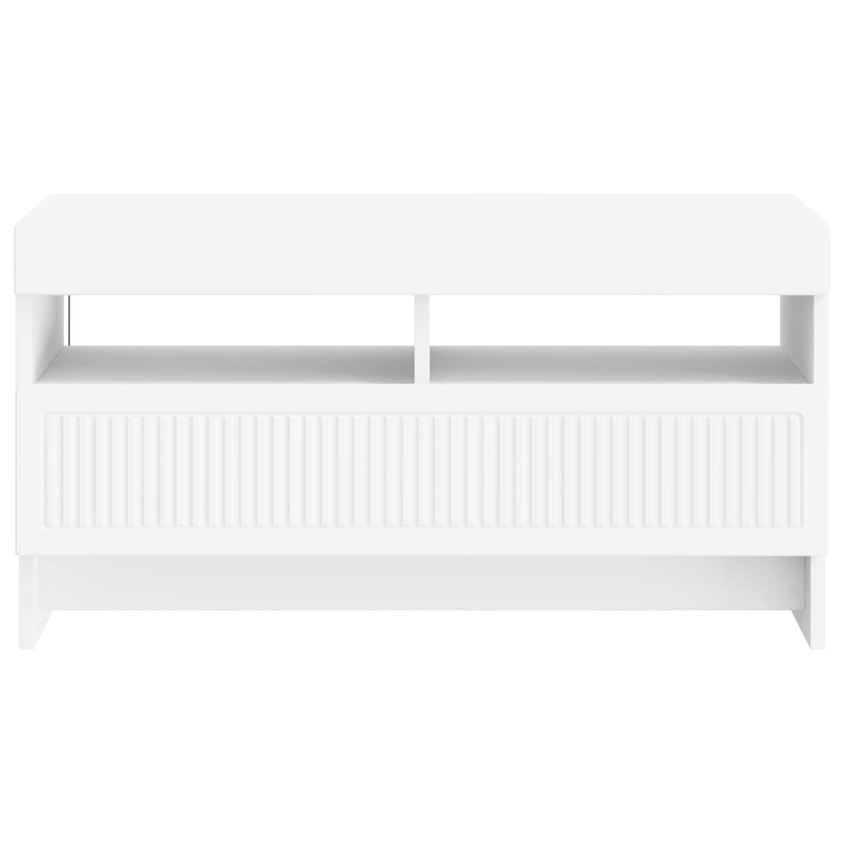 LED TV Cabinet ALKMAAR 81 x 35 x 43 cm White Engineered Wood