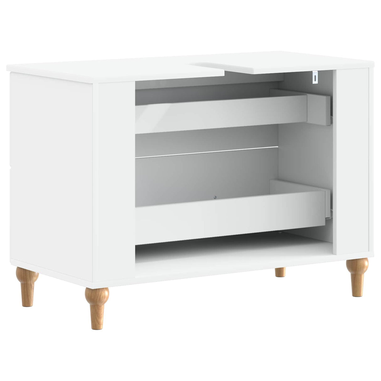 Bathroom Sink Cabinet ALKMAAR White 82 x 41 x 59 cm