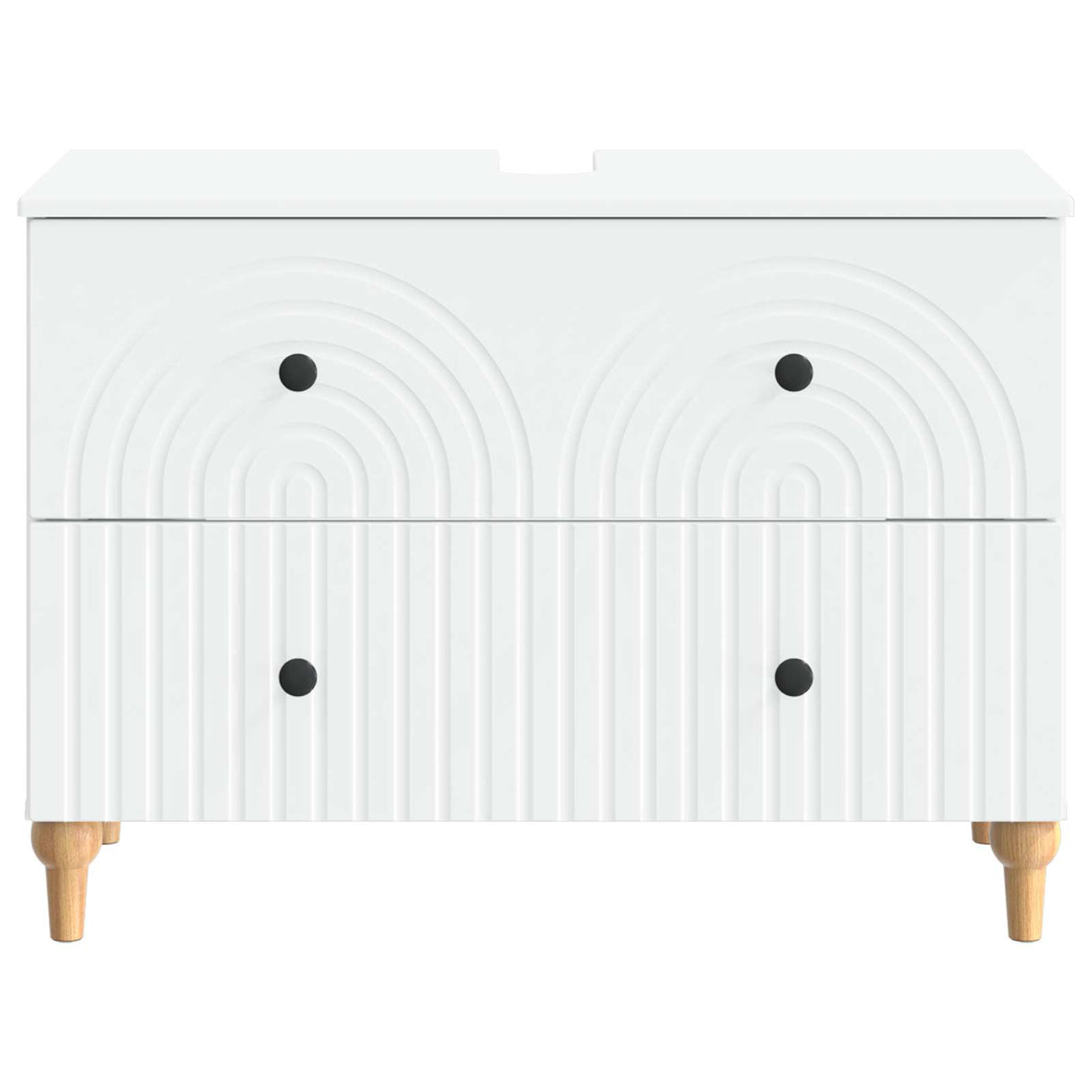Bathroom Sink Cabinet ALKMAAR White 82 x 41 x 59 cm