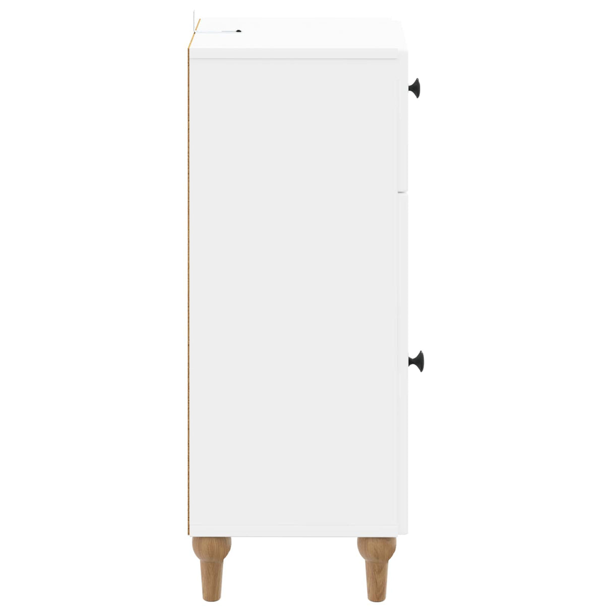 Bathroom Storage Cabinet ALKMAAR White 30 x 31 x 80 cm