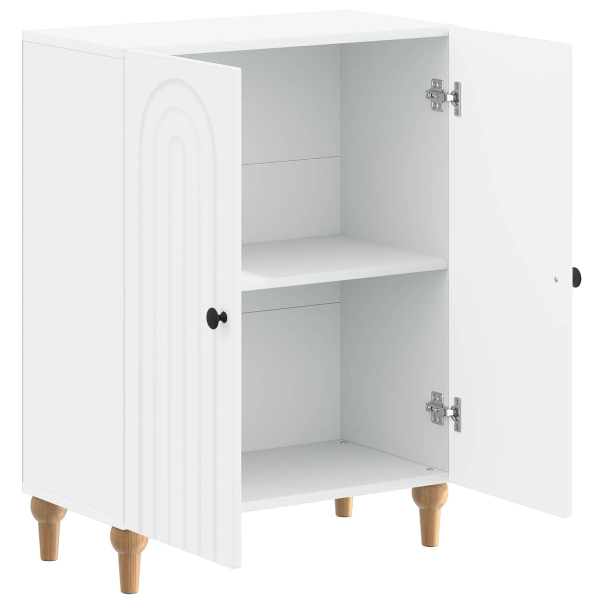 Bathroom Storage Cabinet ALKMAAR White 59.5 x 31 x 80 cm