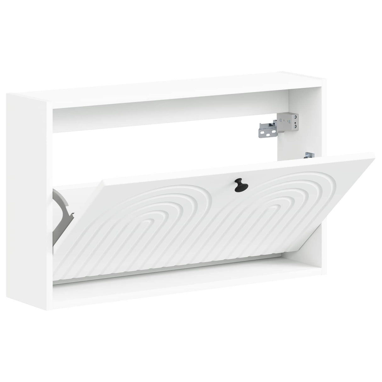 Wall-Mounted Shoe Cabinet ALKMAAR 71 x 17 x 43 cm White