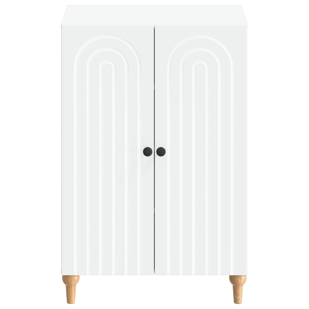 Shoe Cabinet ALKMAAR 59.5 x 39.5 x 90 cm Engineered Wood White