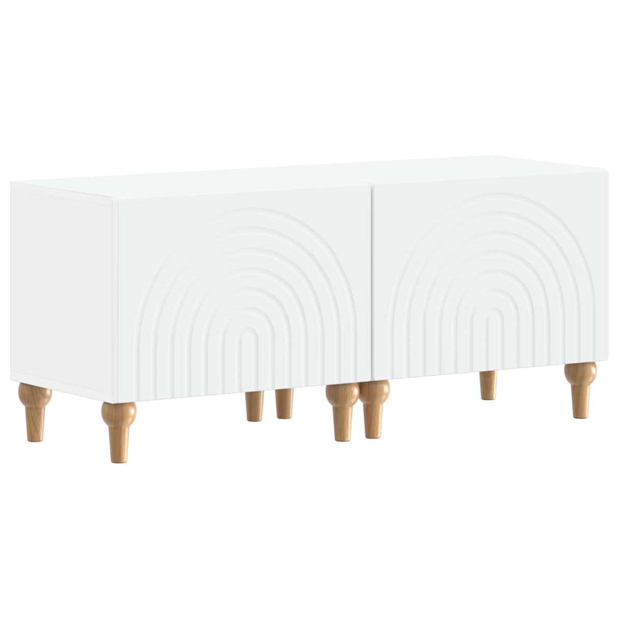 TV Cabinet White Engineered Wood