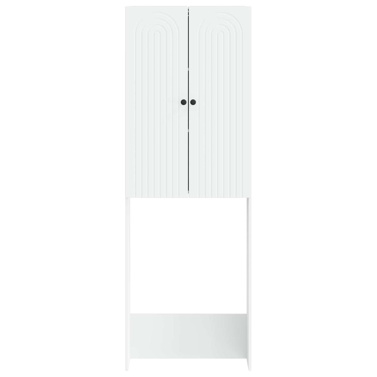 Toilet Cabinet ALKMAAR White 66 x 25.5 x 190 cm Engineered Wood