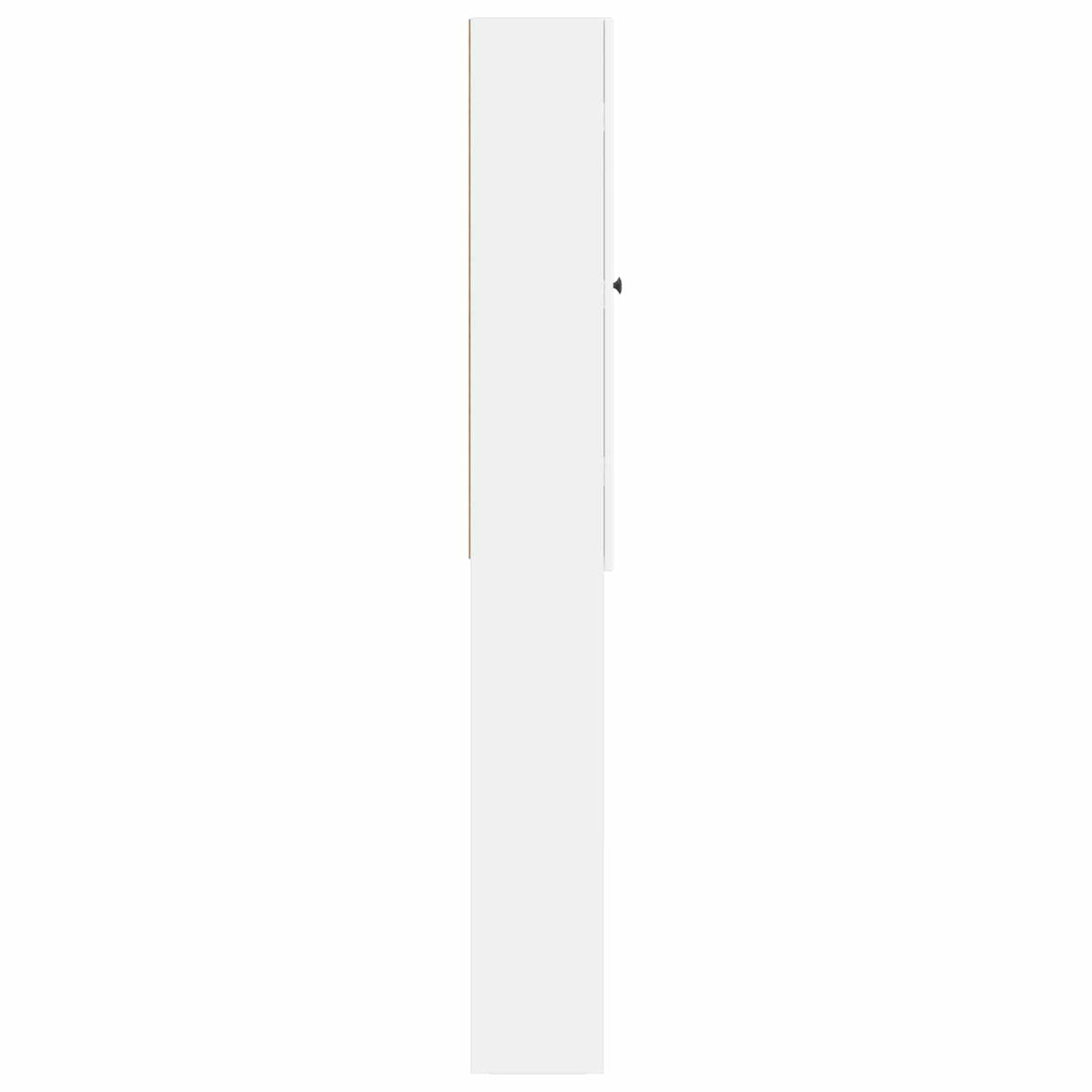 Toilet Cabinet ALKMAAR White 66 x 25.5 x 190 cm Engineered Wood