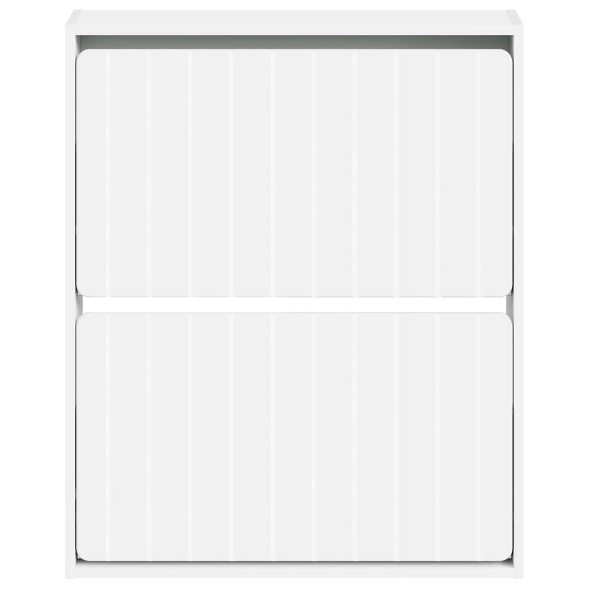 Wall-Mounted Shoe Cabinet ZWOLLE 71 x 17 x 86 cm White