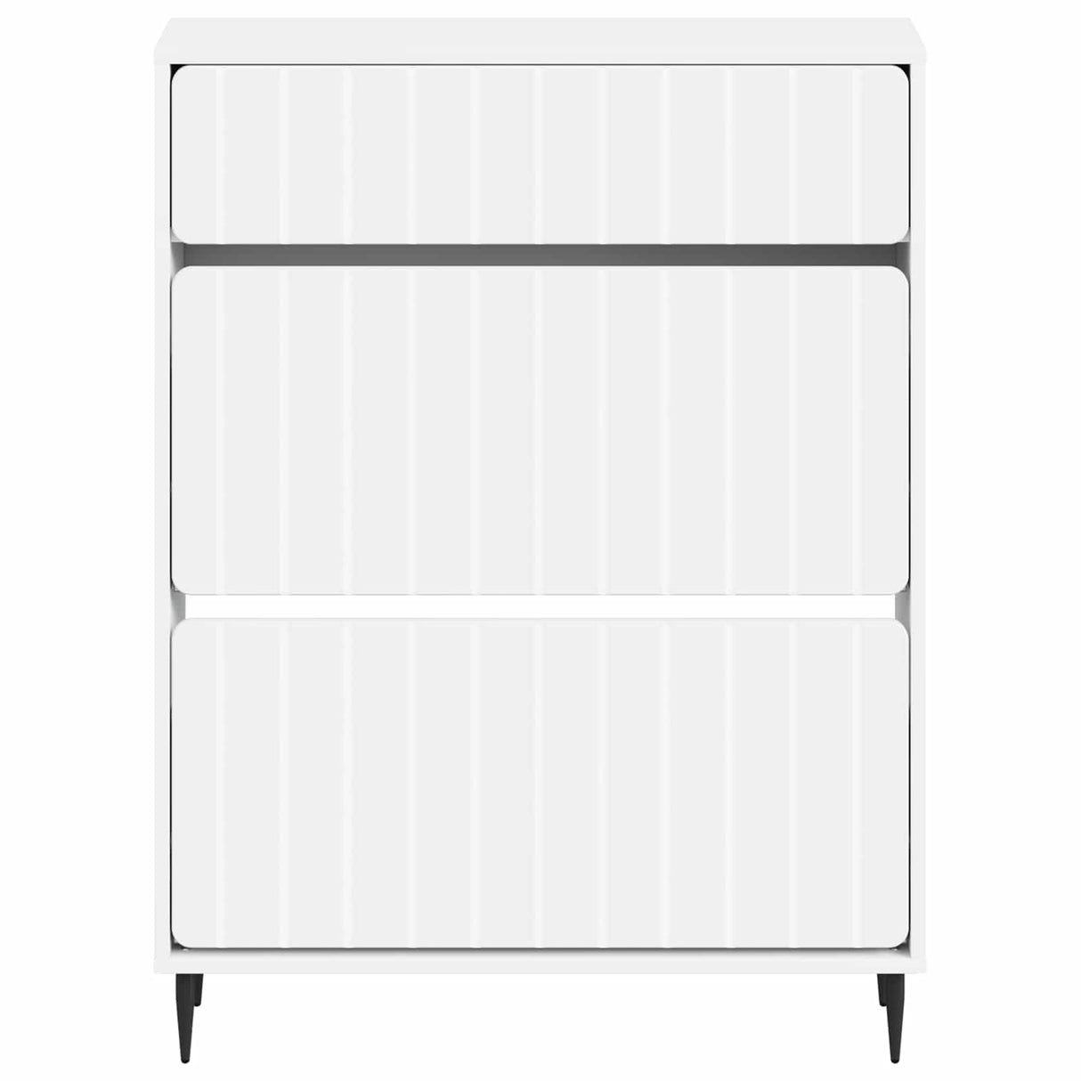 Shoe Cabinet ZWOLLE 78 x 24 x 103 cm Engineered Wood White