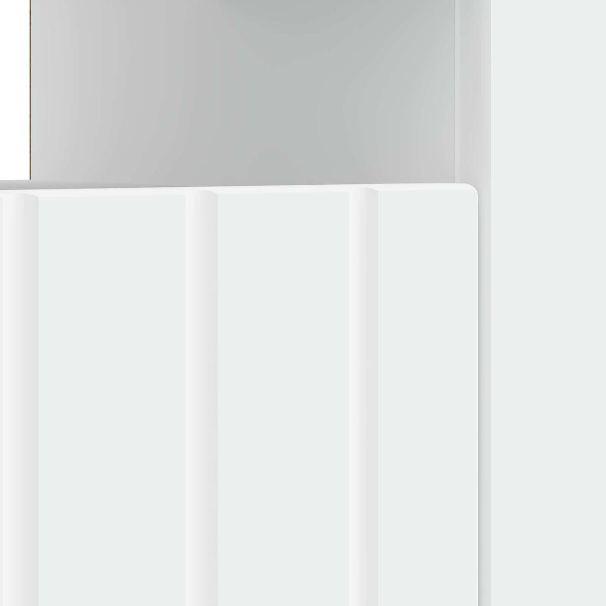 LED TV Cabinet ZWOLLE 153 x 35 x 43 cm White Engineered Wood
