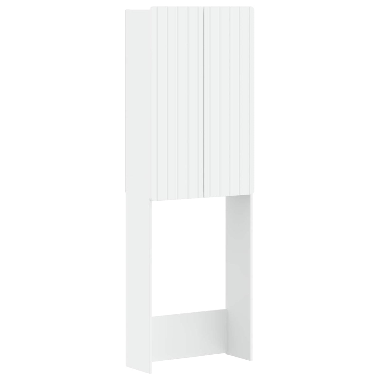 Toilet Cabinet ZWOLLE White 66 x 25.5 x 190 cm Engineered Wood