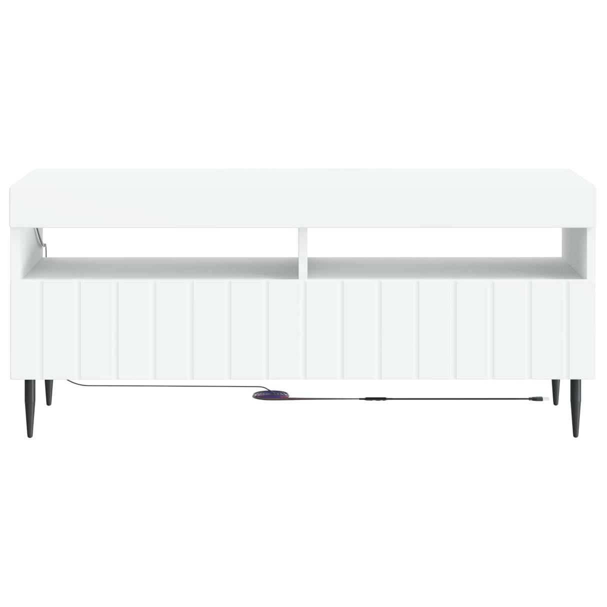 LED TV Cabinet ZWOLLE 100 x 35 x 43 cm White Engineered Wood