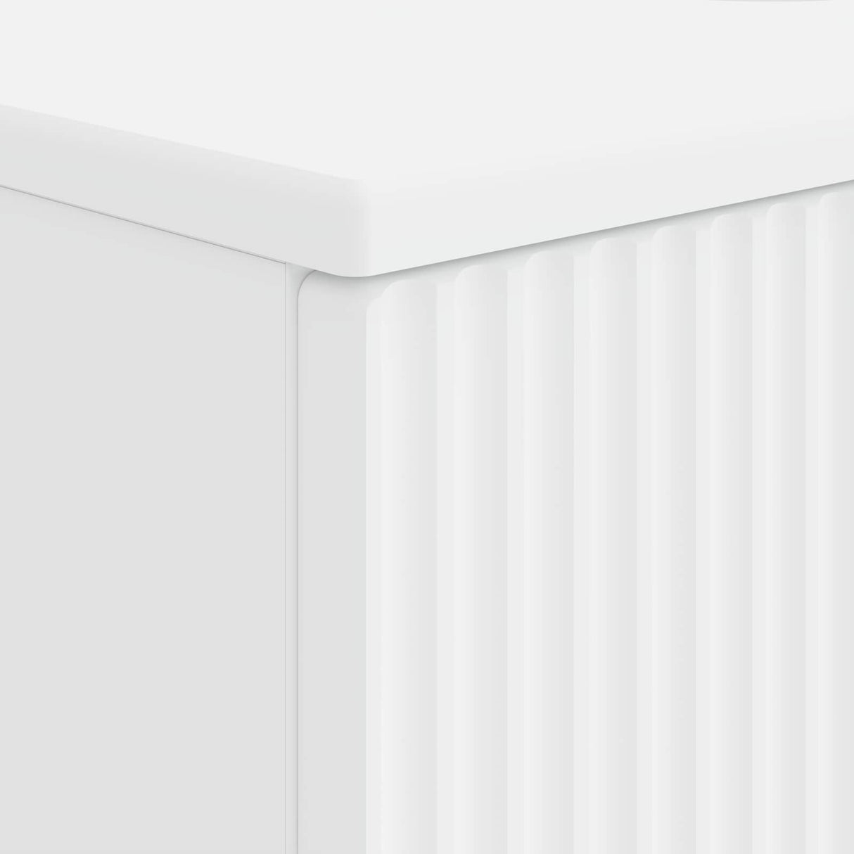 Bathroom Sink Cabinet ARNHEM White 59.5 x 31.5 x 59 cm