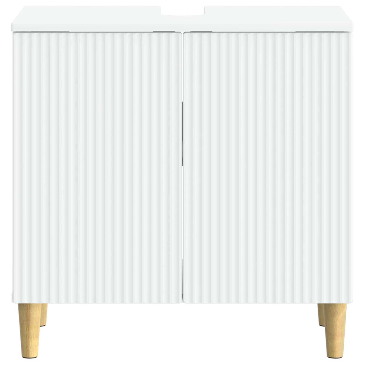 Bathroom Sink Cabinet ARNHEM White 59.5 x 31.5 x 59 cm