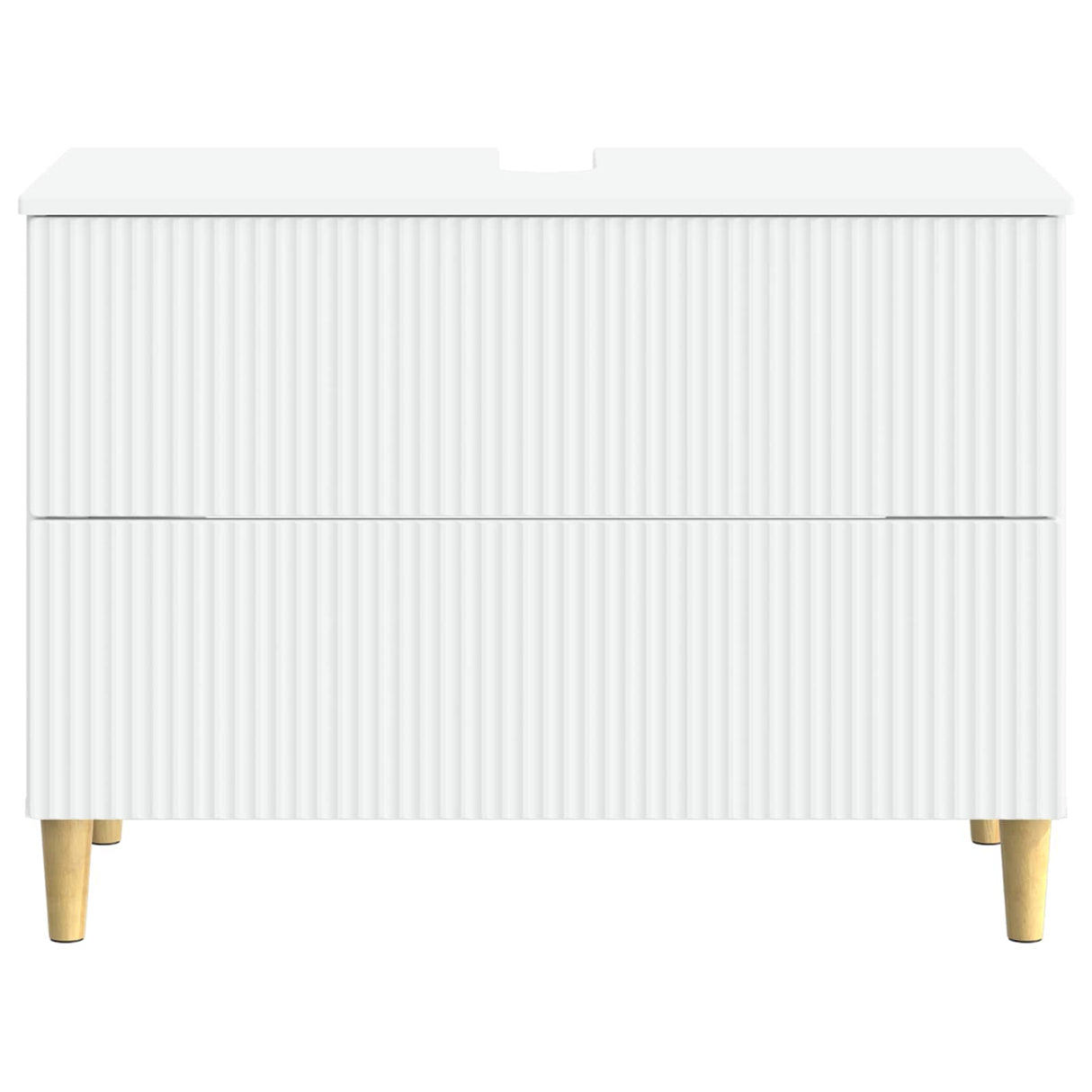 Bathroom Sink Cabinet ARNHEM White 82 x 41 x 59 cm