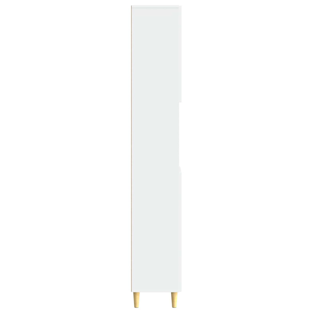 Bathroom Cabinet with Open Shelf ARNHEM White 30 x 31 x 190 cm