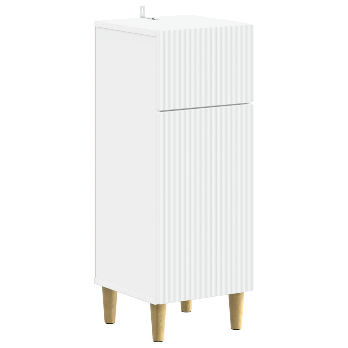 Bathroom Storage Cabinet ARNHEM White 30 x 31 x 80 cm