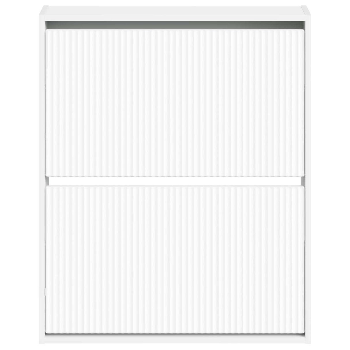 Wall-Mounted Shoe Cabinet ARNHEM 71 x 17 x 86 cm White