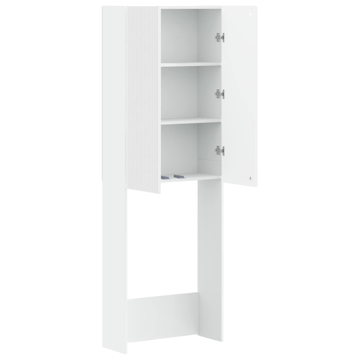 Toilet Cabinet ARNHEM White 66 x 25.5 x 190 cm Engineered Wood