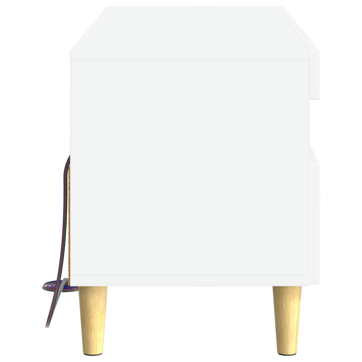 LED TV Cabinet ARNHEM 81 x 35 x 43 cm White Engineered Wood