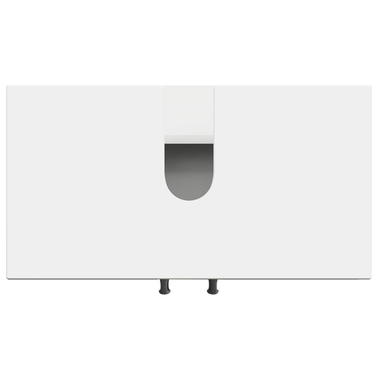 Bathroom Sink Cabinet HAARLEM White 59.5 x 31.5 x 59 cm