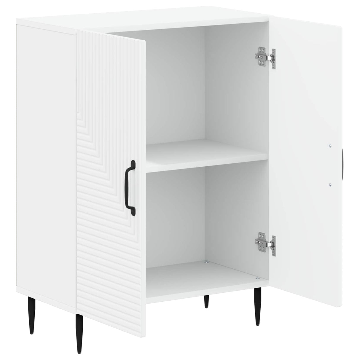 Bathroom Storage Cabinet HAARLEM White 59.5 x 31 x 80 cm